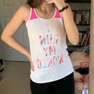 Razor back work out tank Athleta Girls